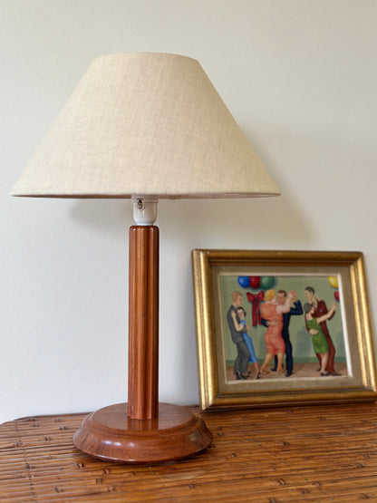 WOODEN COLUMN LAMP, Swedish