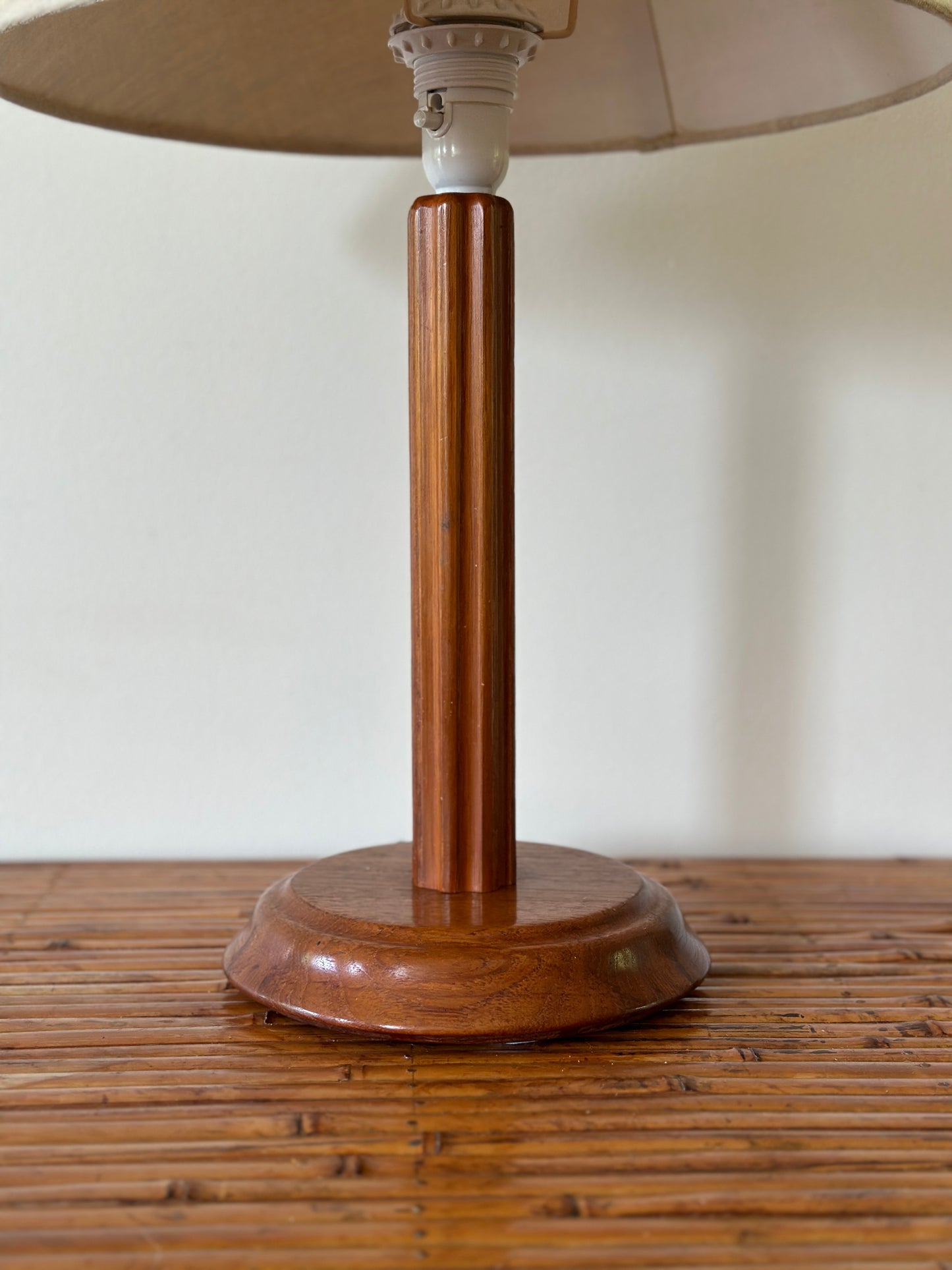 WOODEN COLUMN LAMP, Swedish