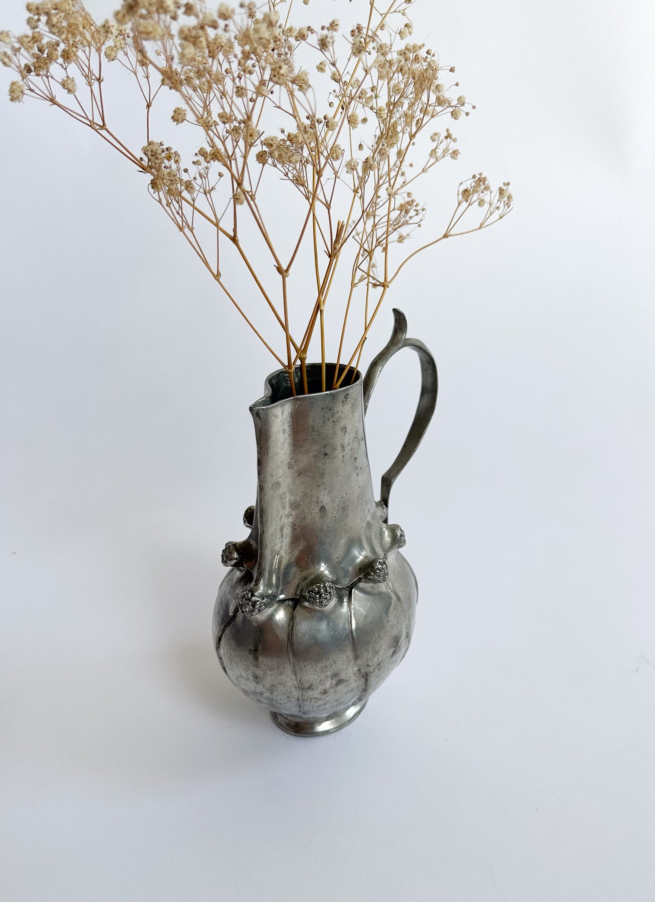 PEWTER VASE C.1980