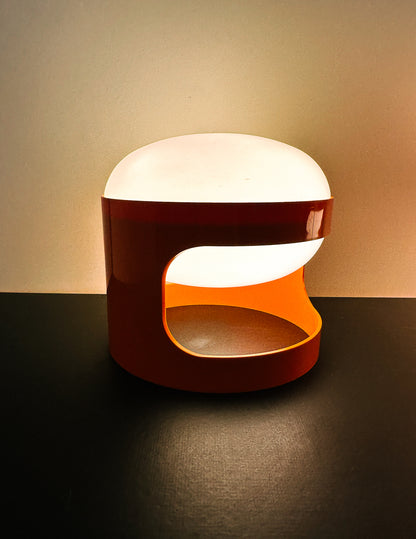 JOE COLOMBO LAMP KD28 IN ORANGE, C. 1960