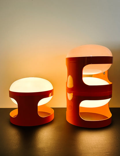 JOE COLOMBO LAMP KD28 IN ORANGE, C. 1960