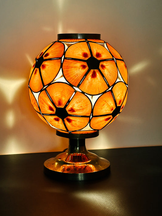 FRENCH SHELL LAMP, C.1960